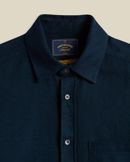 Portuguese Flannel Brushed Espiga LS Shirt Green