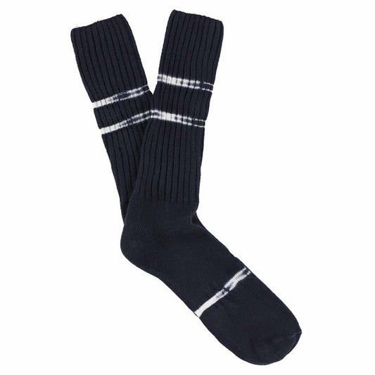 Escuyer Tie Dye Socks Indigo Dyed Socks
