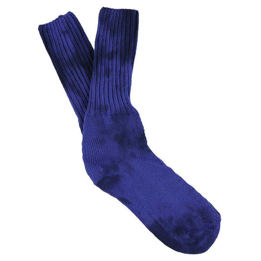 Escuyer Tie Dye Socks Black / Strong Blue