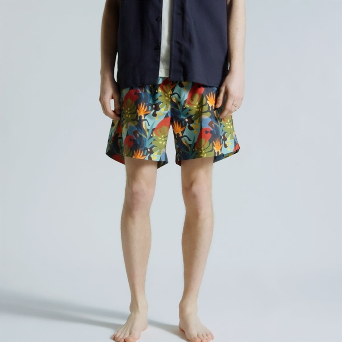 Far Afield Printed Swim Shorts Yami Floral