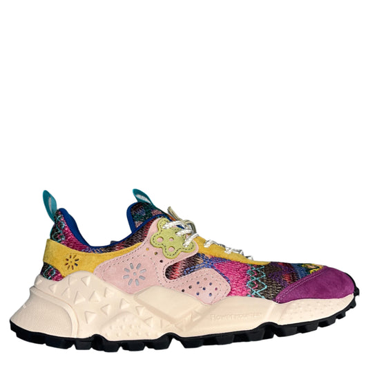 Flower Mountain W' Kotetsu Suede Knitted Multi Fabric Granata Rose Ocher