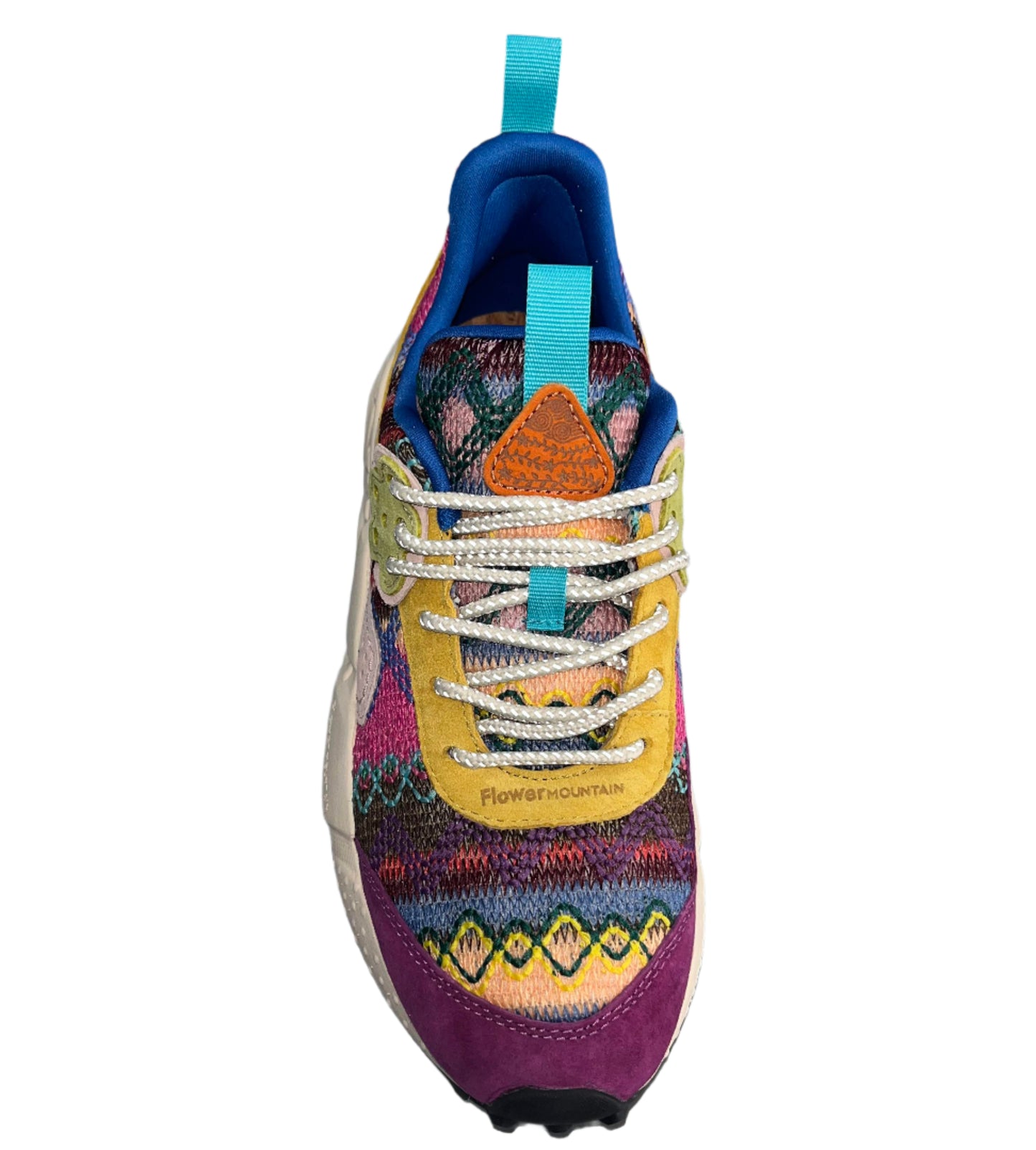 Flower Mountain W' Kotetsu Suede Knitted Multi Fabric Granata Rose Ocher