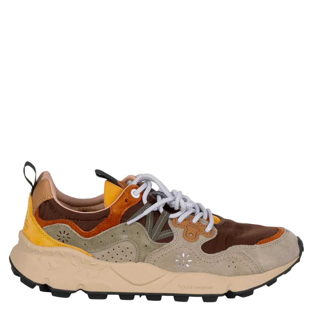Flower Mountain Yamano 3 Unisex Suede / Nylon Taupe Brown