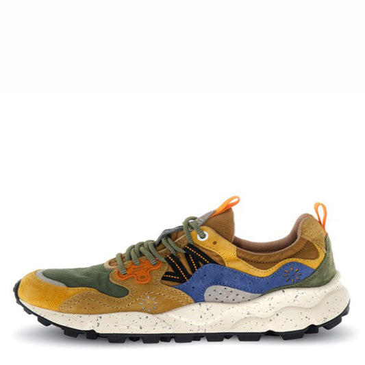 Flower Mountain Yamano 3 Unisex Suede Canvas Yellow-Kaki-Beige
