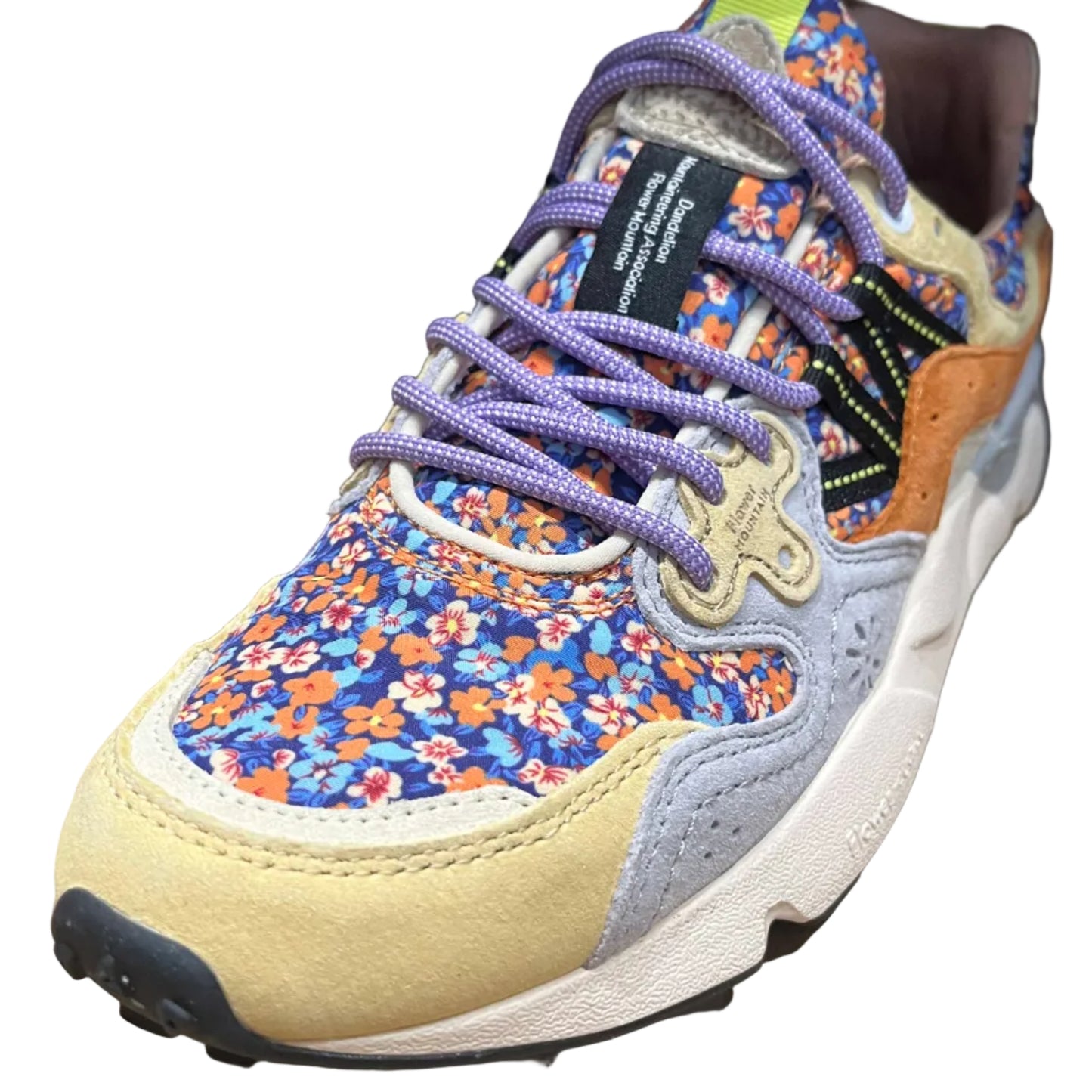 Flower Mountain W' Yamano 3 Suede/Nylon Yellow - Light Blue - Zucca