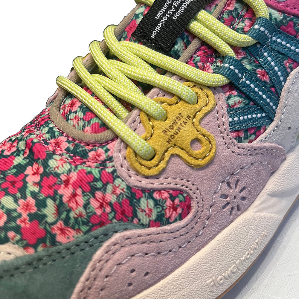 Flower Mountain W' Yamano 3 Suede/Nylon Petrol / Cipria / Fuchsia