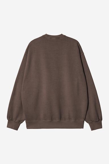 Carhartt WIP Vista Sweat Tobacco garment dyed