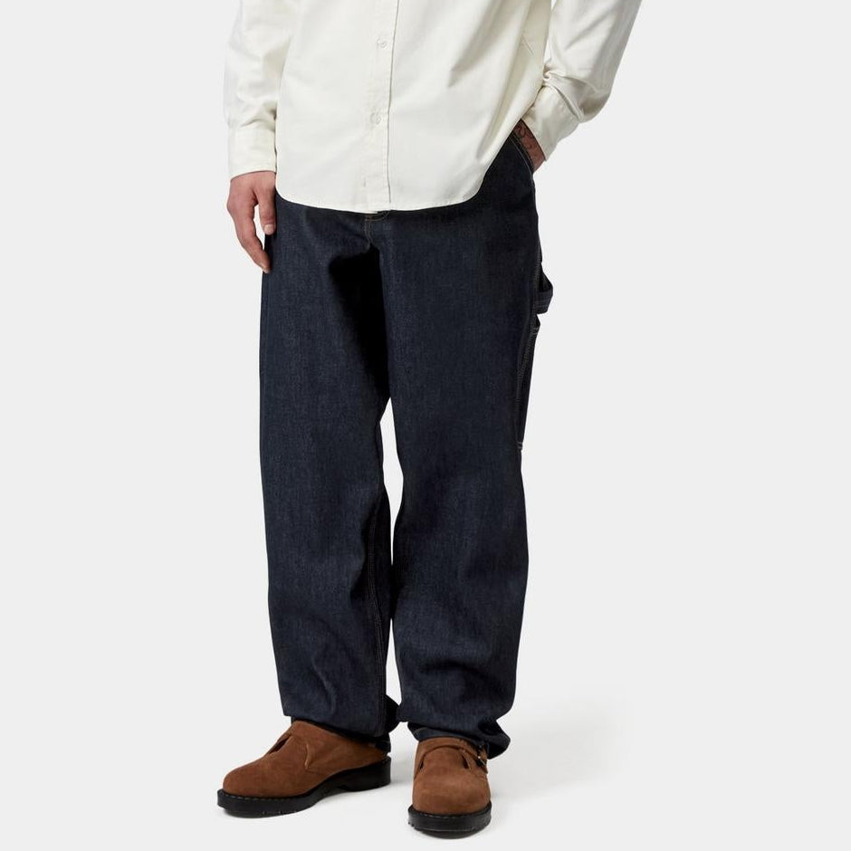 Carhartt WIP Single Knee Pant Smith Denim Blue Rigid
