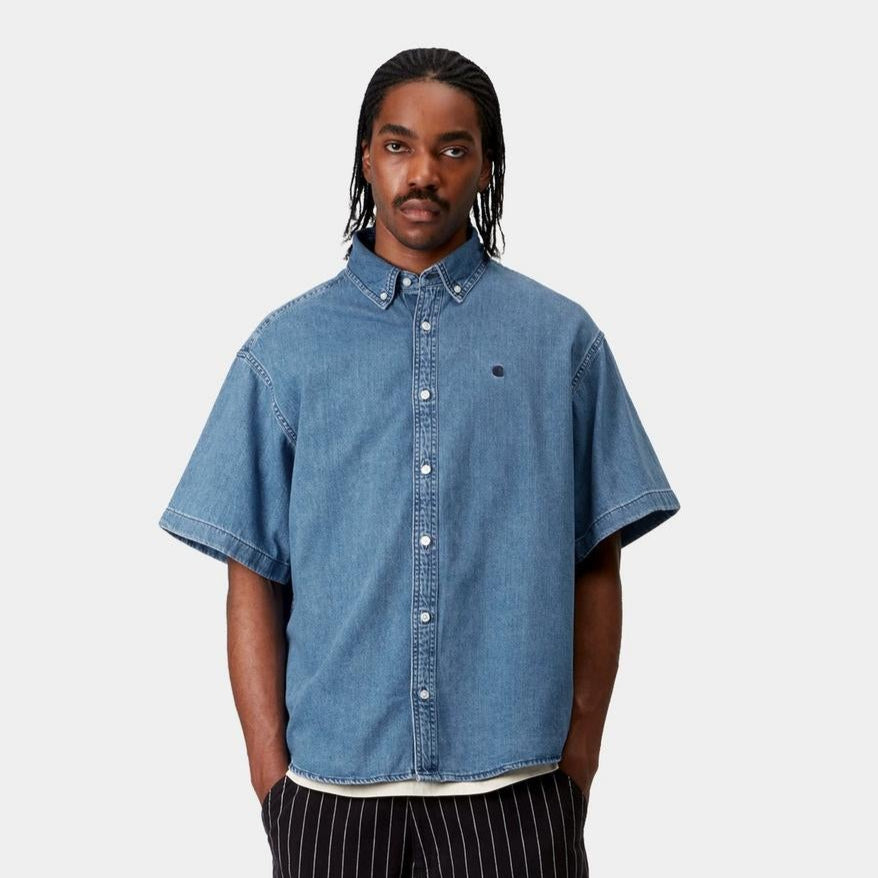 Carhartt WIP S/S Lucas Shirt Cotton Denim
