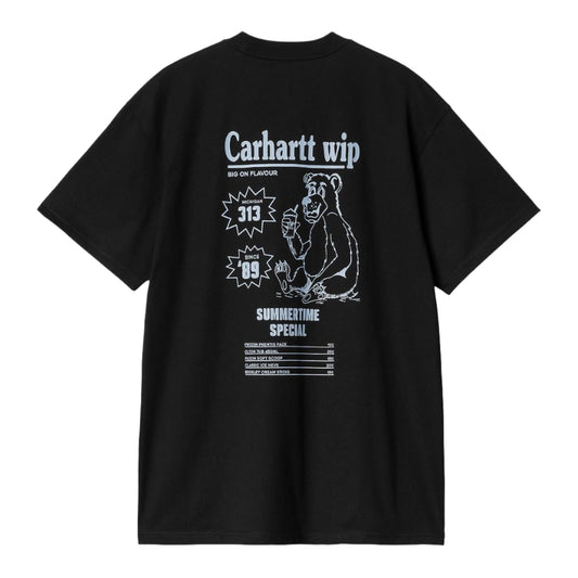 Carhartt WIP S/S Catalogue T-Shirt Black / Bluebi