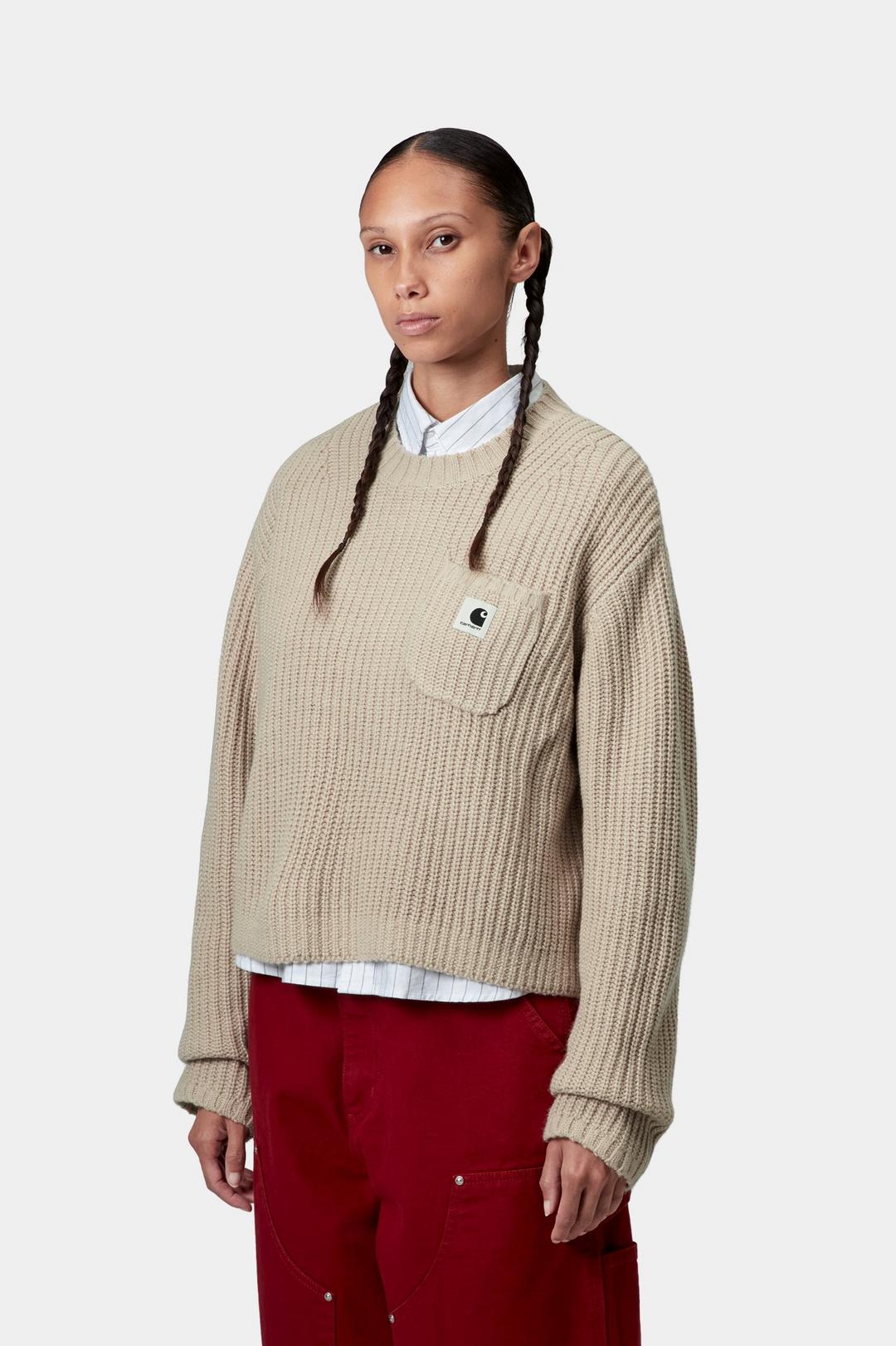 Carhartt WIP W' Mira Sweater Fleur De Sel