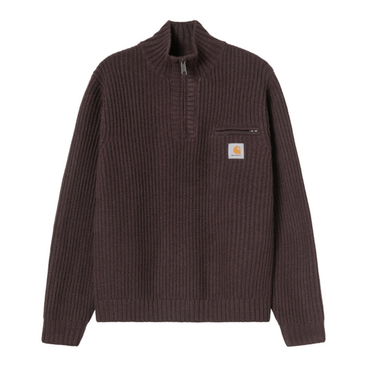 Carhartt WIP Detroit Half Zip Sweater Palisander