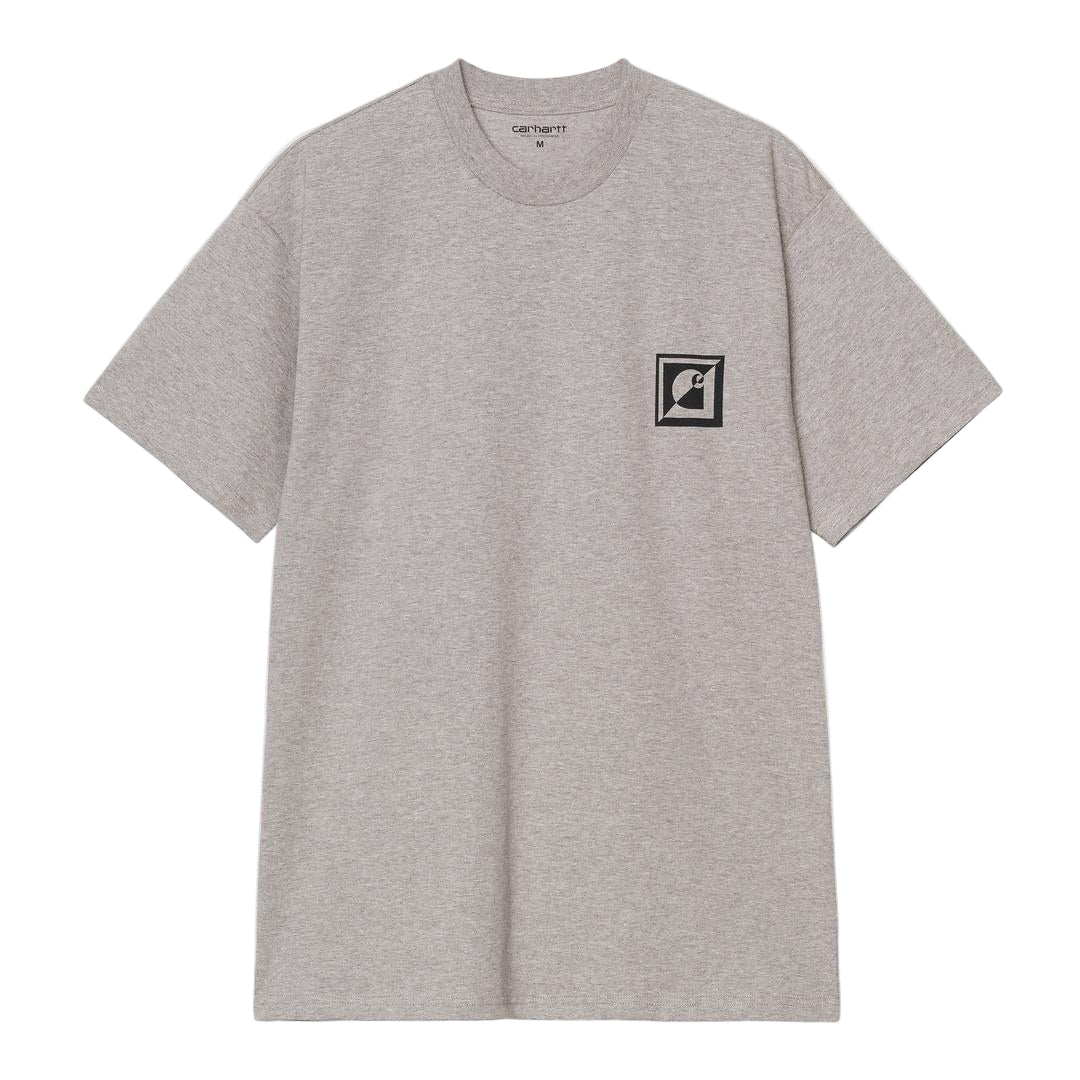 Carhartt WIP S/S C Logo Archive T-Shirt Grey Heather