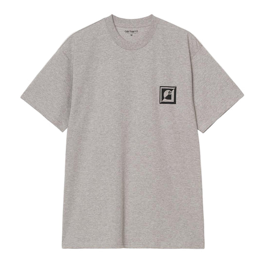 Carhartt WIP S/S C Logo Archive T-Shirt Grey Heather