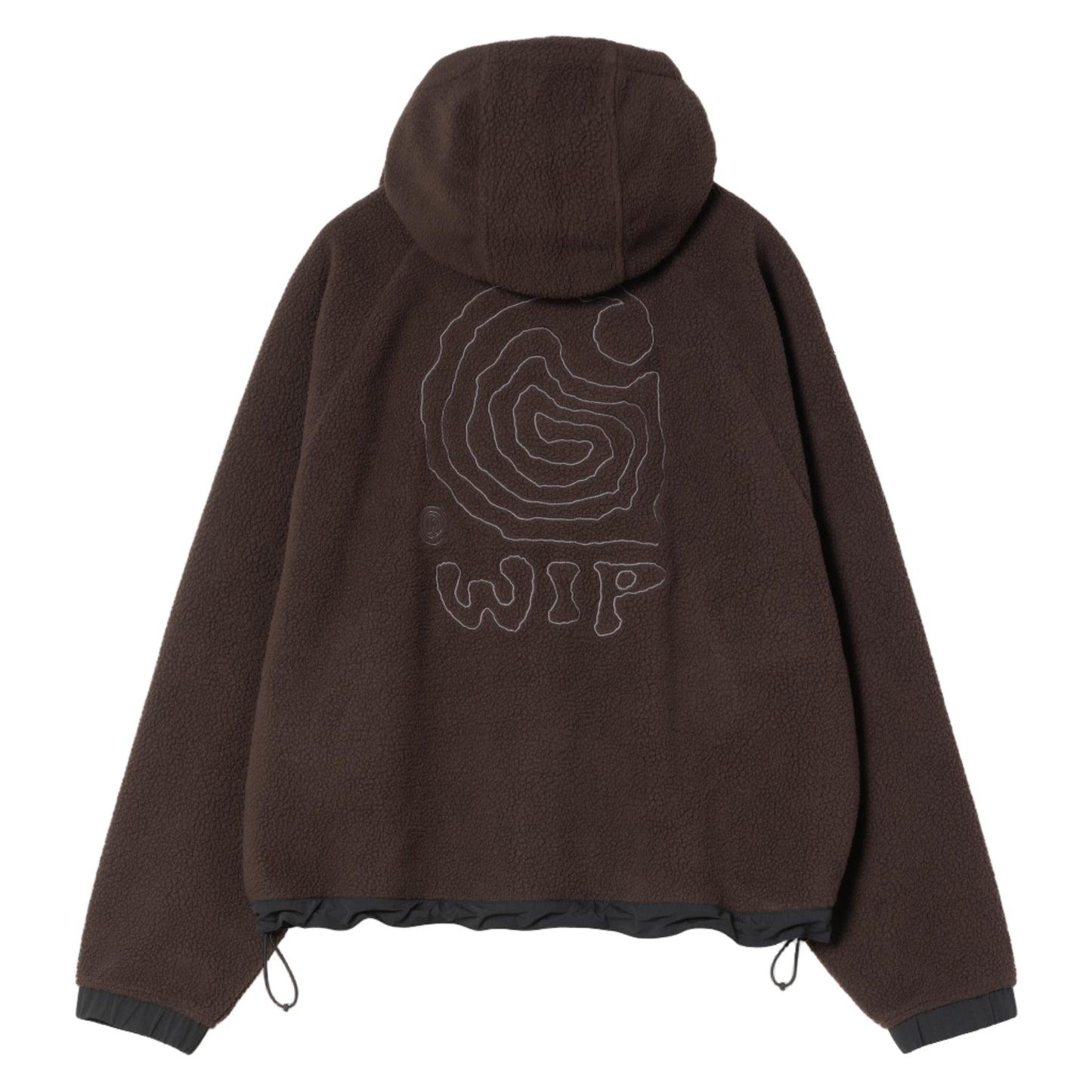 Carhartt WIP W' Hooded Helix Fleece Jacket Palisander / Black