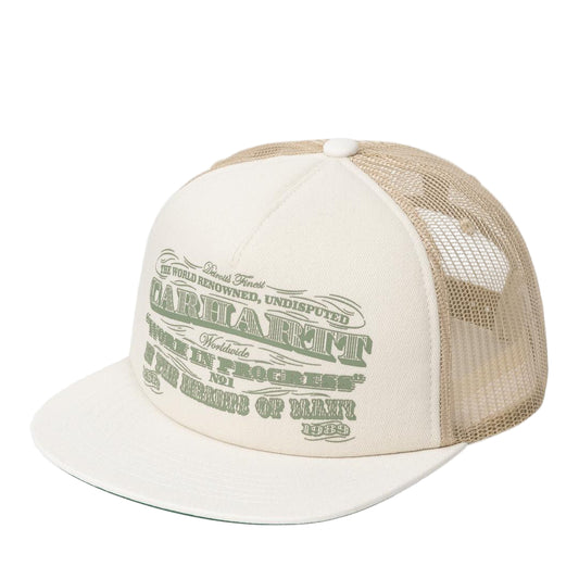 Carhartt WIP 3 One 3 Trucker Cap Wax