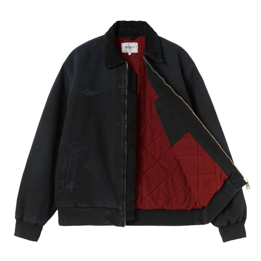 Carhartt WIP OG Santa Fe Jacket Black / Black grind wash