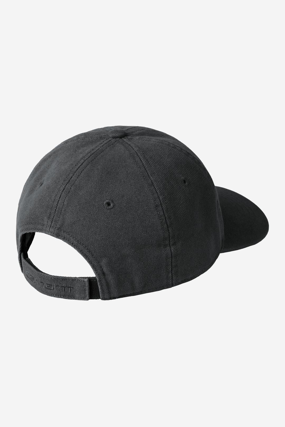 Carhartt WIP Canvas Cap Black Stone washed