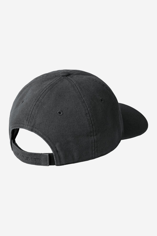 Carhartt WIP Canvas Cap Black Stone washed
