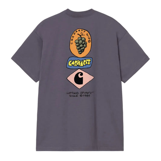 Carhartt WIP S/S Stacked Grapes T-Shirt Shady Purple