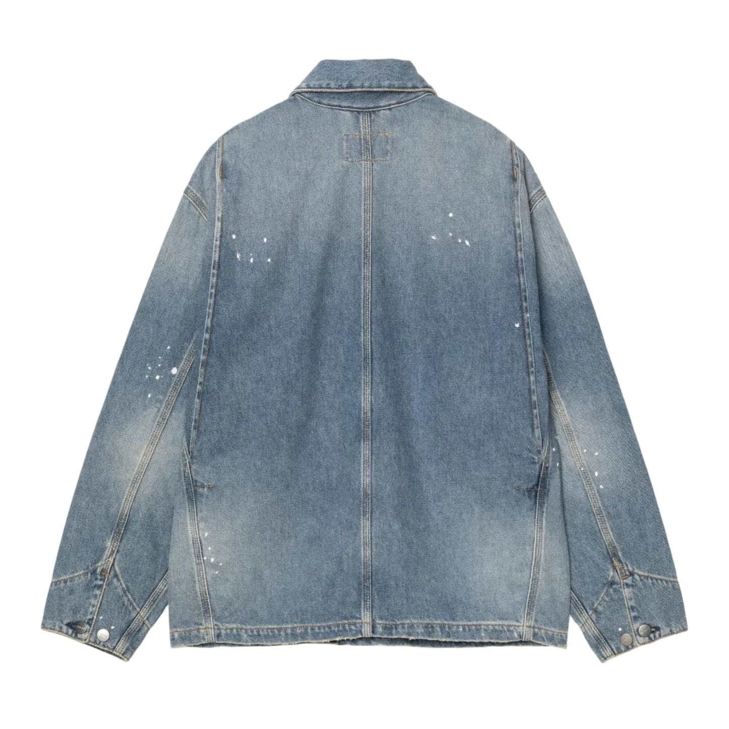 Carhartt WIP W' OG Michigan Coat Blue destroy wash, splatter