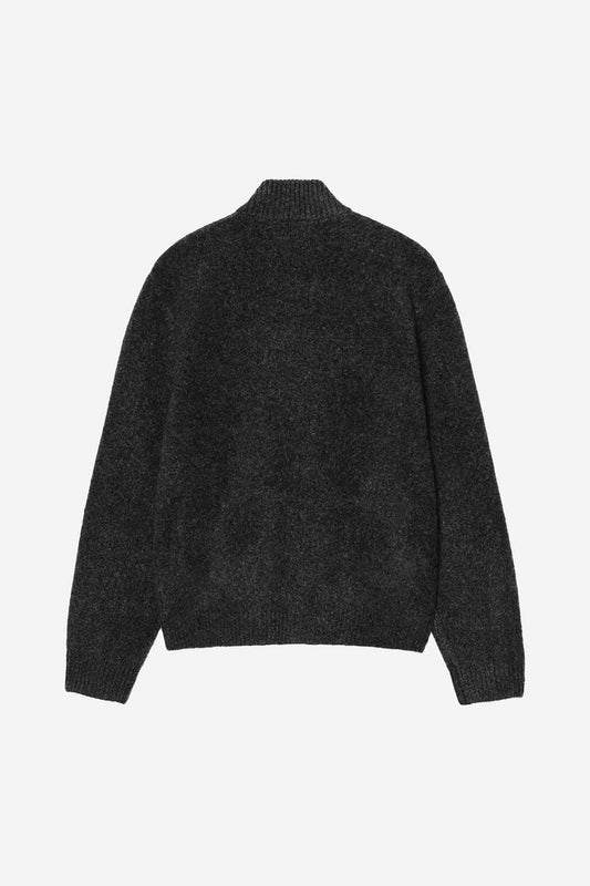 Carhartt WIP Curtis Sweater Jacket Tangled Black