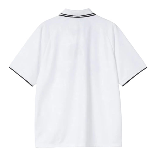 Carhartt WIP S/S Terrace Football T-Shirt Heart Train Jacquard White