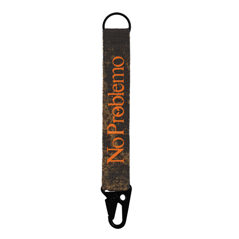 No Problemo Mini Problemo Carabiner Keychain Camo