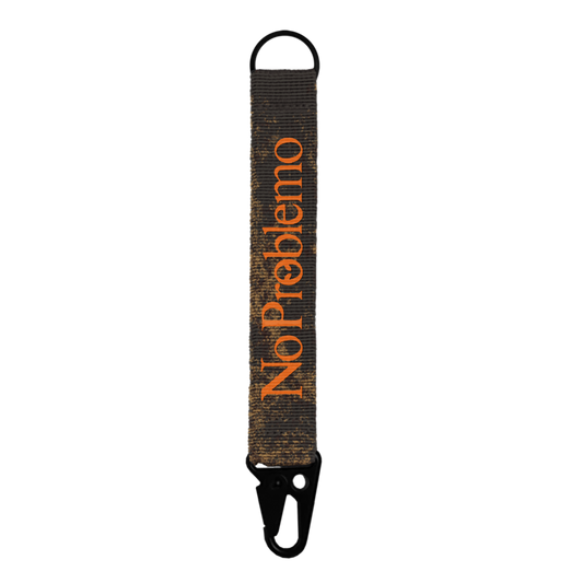 No Problemo Mini Problemo Carabiner Keychain Camo