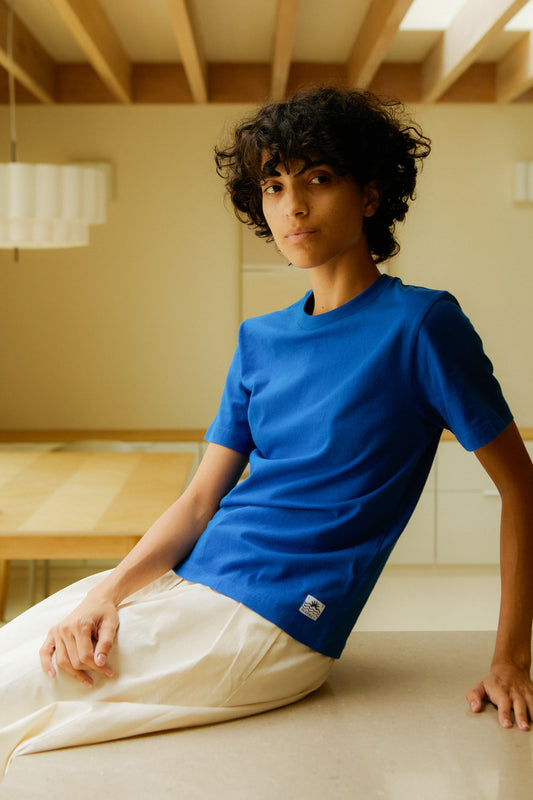 L.F.Markey Basic Tee Cobalt