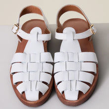 Load image into Gallery viewer, Leon &amp; Harper  Cancun P24 Spartan Sandals White
