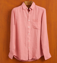 Load image into Gallery viewer, Portuguese Flannel Linen LS Shirt Rose
