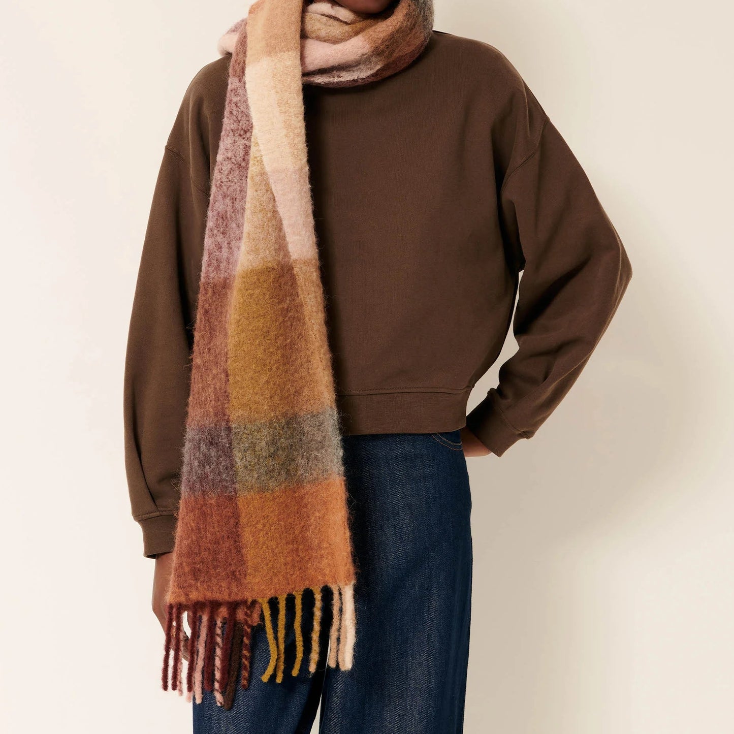 Sessun Lucio Scarf Navyrust