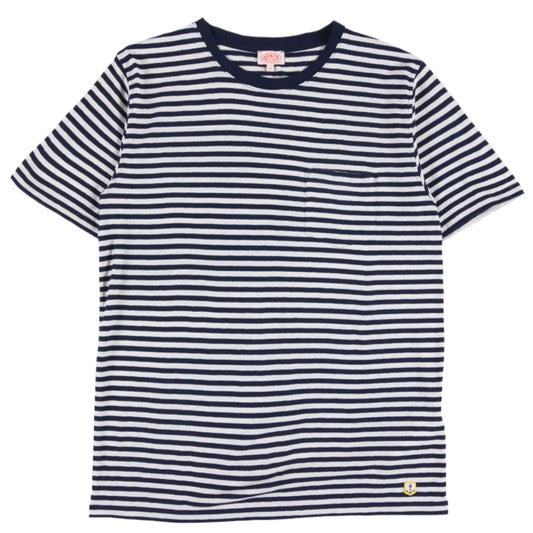 Armor Lux Striped T-Shirt Marine Deep  / Nature