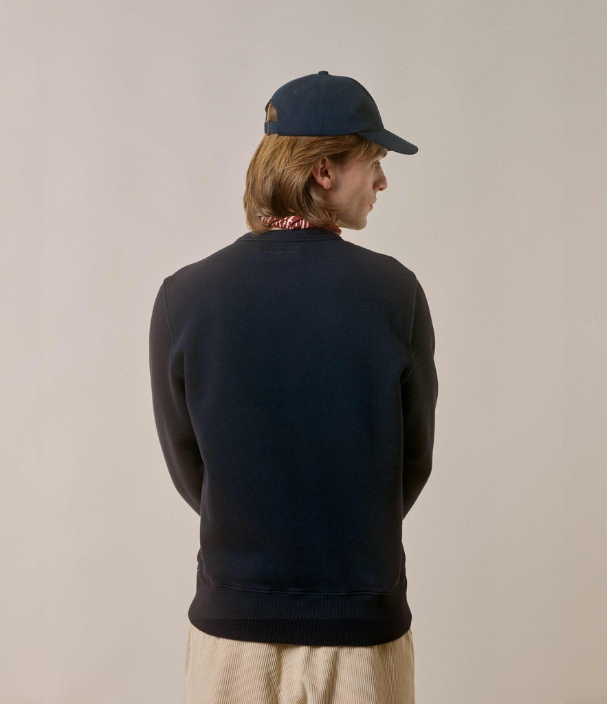 Merz b. Schwanen CSW28 Organic Sweatshirt Dark Navy