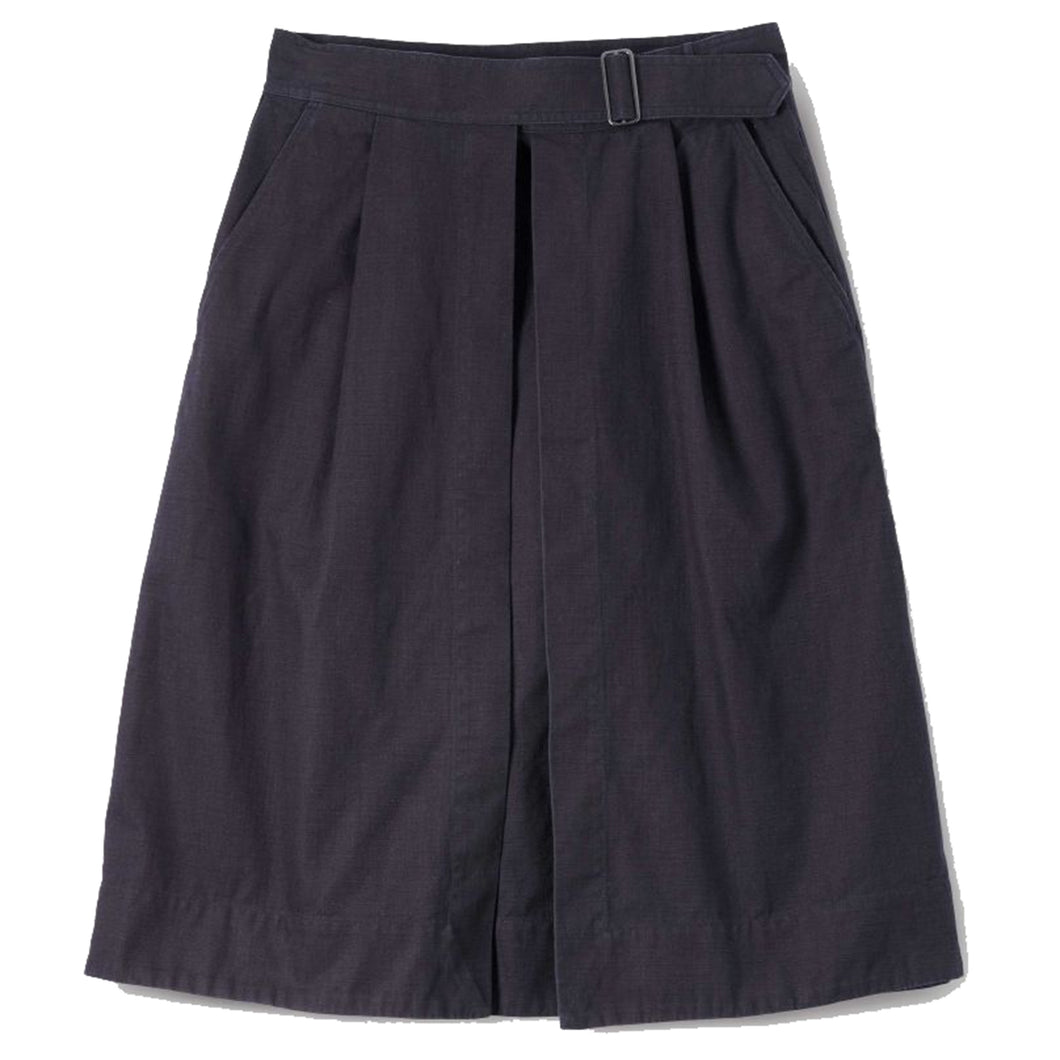 MHL W' Cinch Waist Skirt Workwear Cotton Twill Indigo
