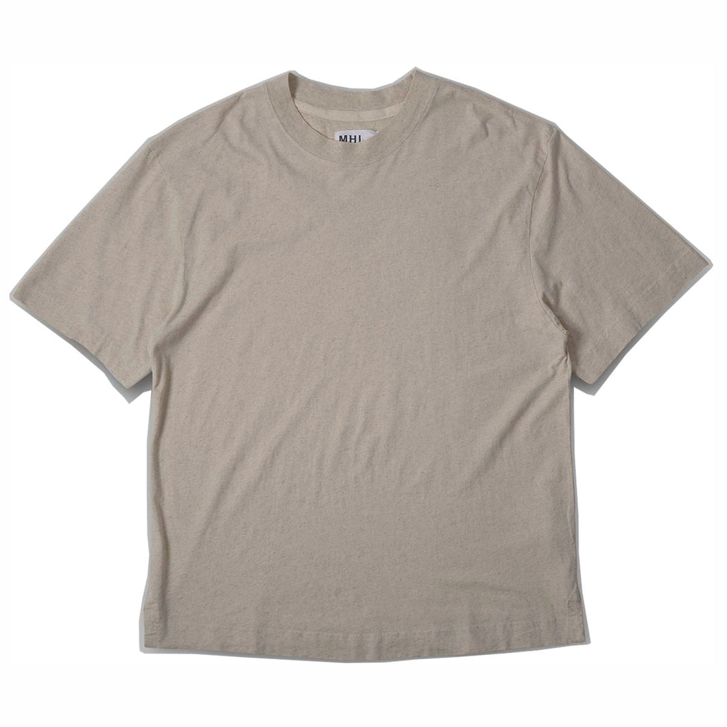 MHL Simple T-Shirt Linen Jersey Natural