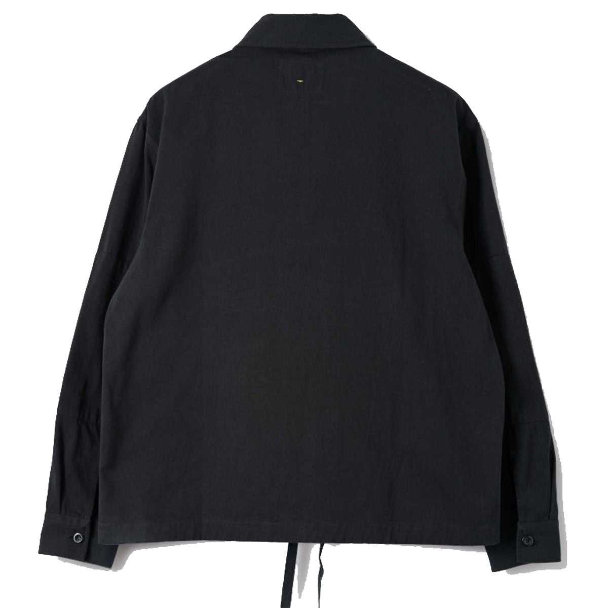 MHL Padded Drawcord Jacket  Cotton Hemp Twill Black