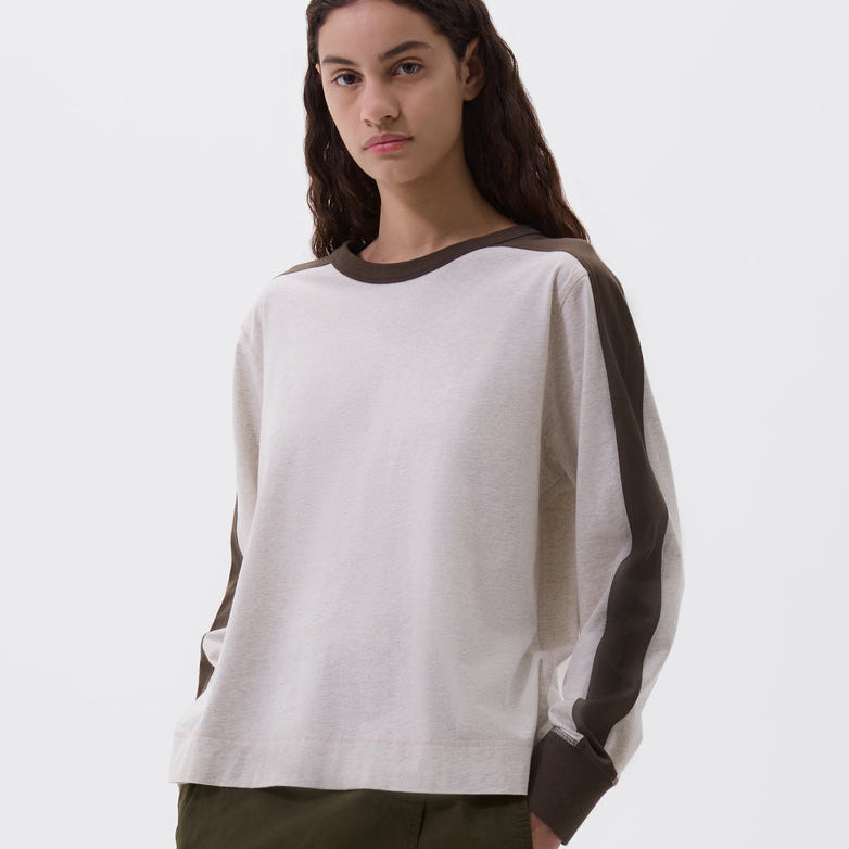 MHL W' Training Top Dry Cotton Off White /  Khaki