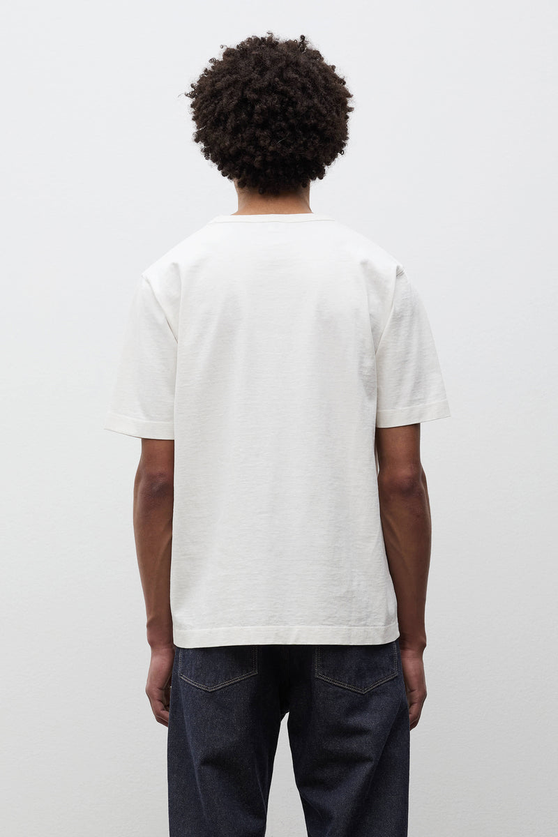 Norse Projects Elmelunde Soft Compact Cotton T-shirt White