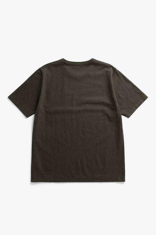 Norse Projects Elmelunde Soft Compact Cotton T-shirt Beech Green