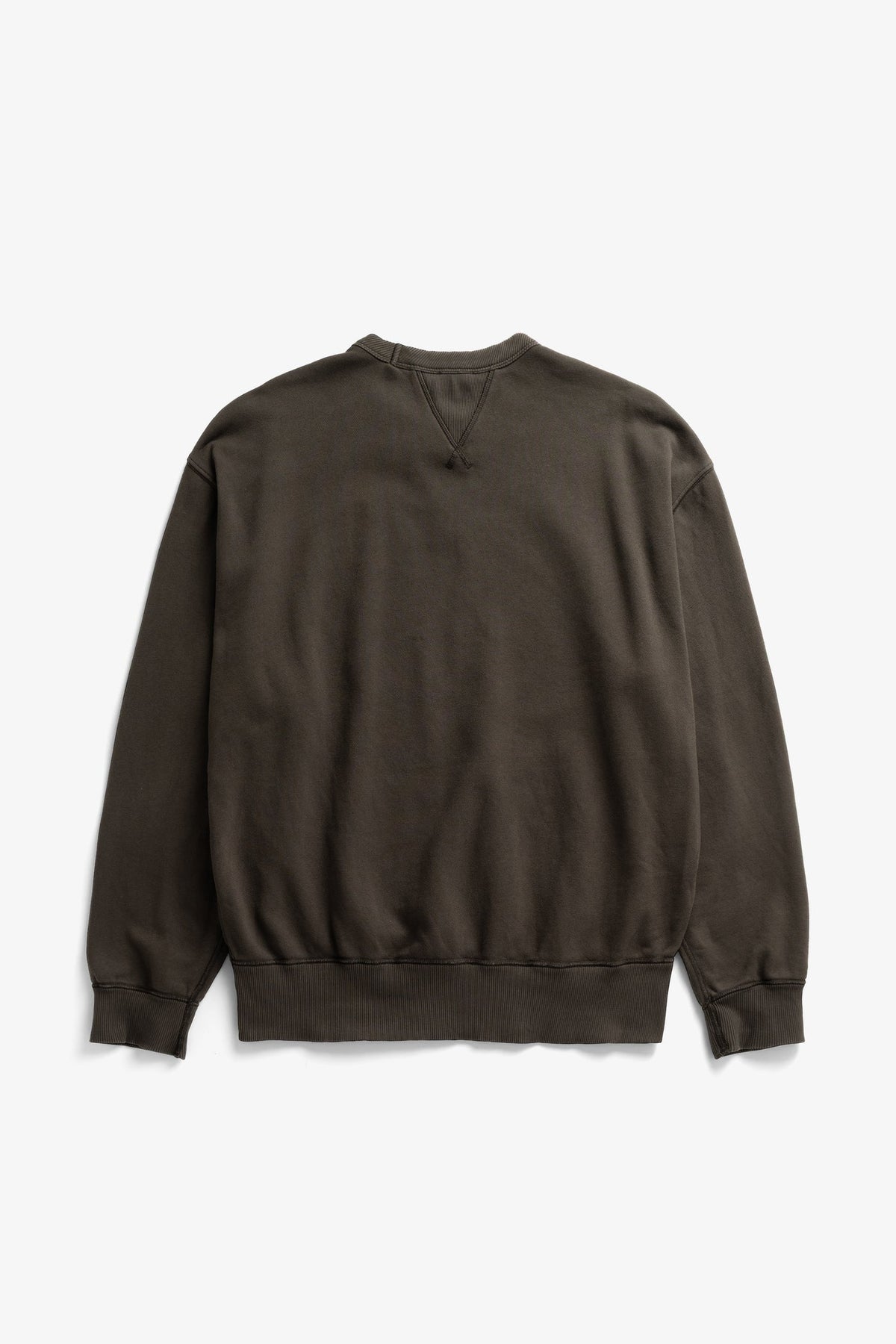Norse Projects Gilja Brushed Diagonal Sweatshirt Beech Green