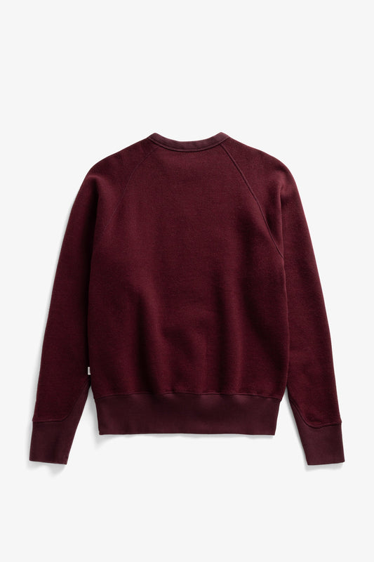 Norse Projects Thorsmark Relaxed Cotton Wool Sweatshirt Mahogany