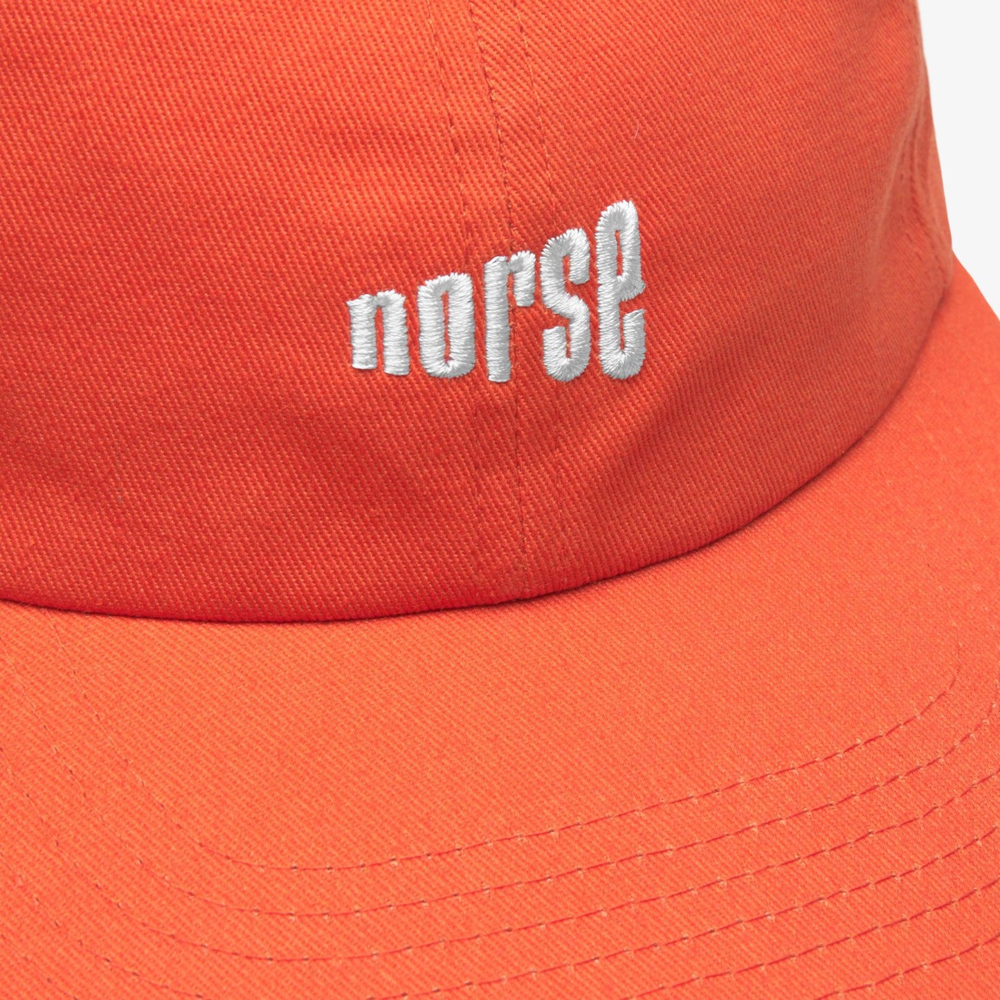 Norse Projects NORSE Twill 6-Panel Cap Blood Orange