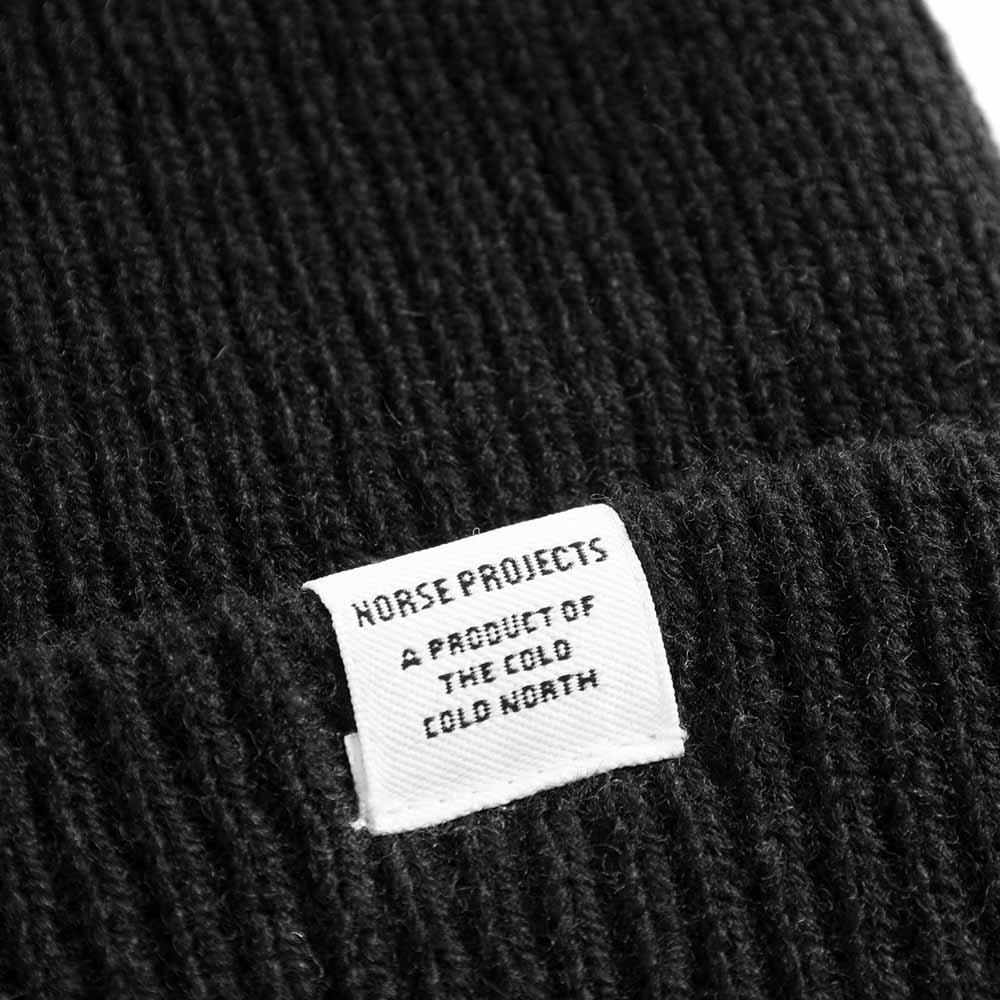 Norse Projects Norse Beanie Black