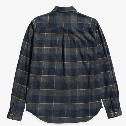 Norse Projects Osvald Flannel Check Shirt Dark Navy