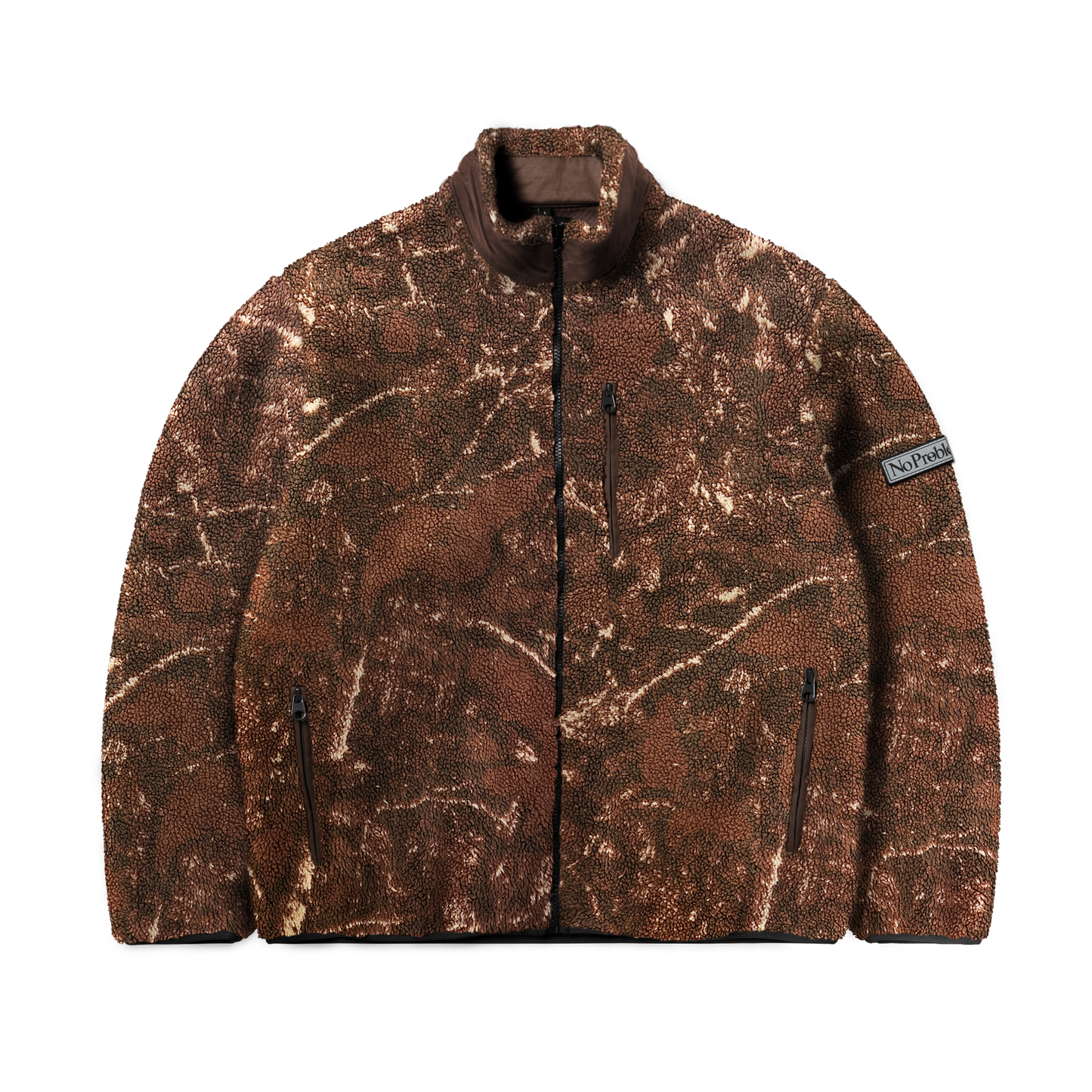 No Problemo Forest Heavy Fleece Jacket Camo