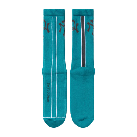 No Problemo NYP Sock Aqua