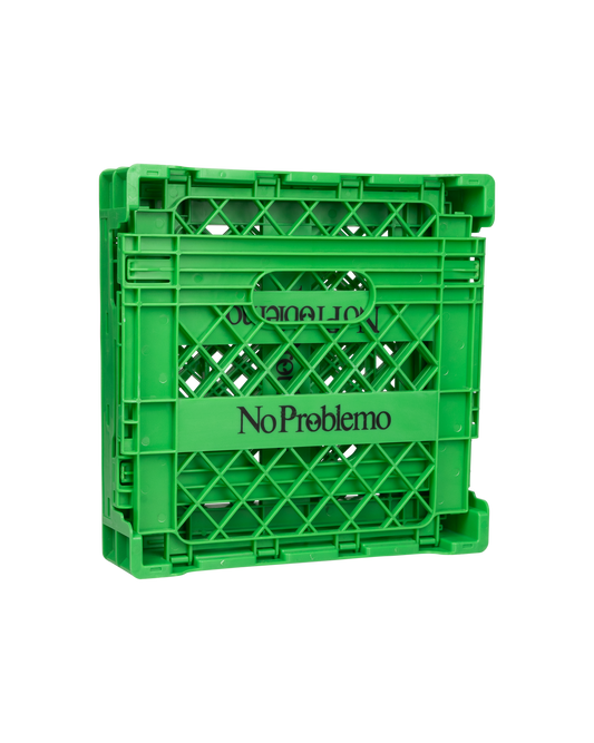No Problemo Vinyl Crate Green