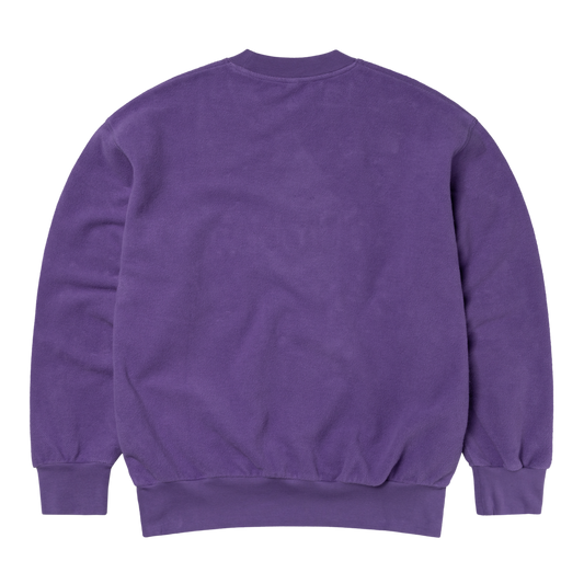 No Problemo Reverse Fleece Sweat Lilac